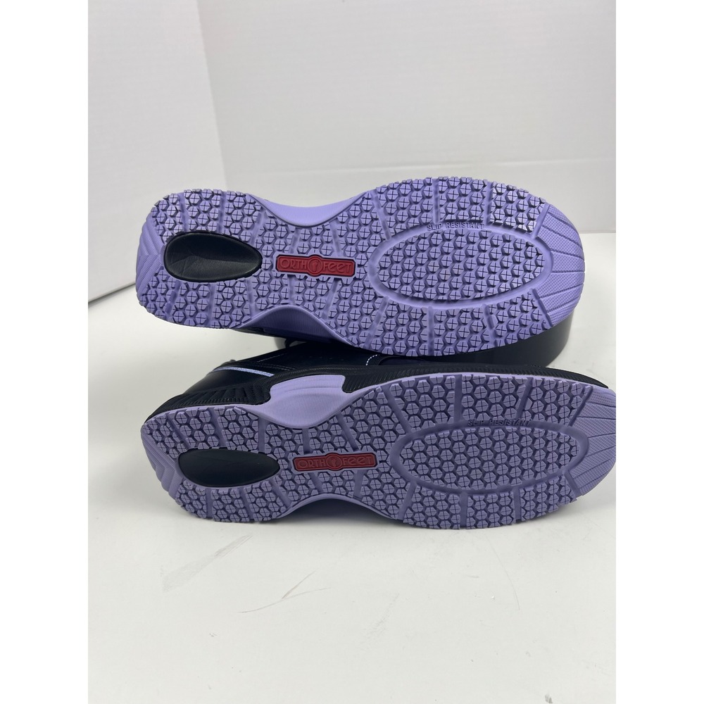 Orthofeet Women's 10M Black Purple Comfort Orthopedic Athletic Walking Shoes - Picture 15 of 17